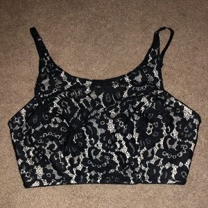Floral crop top.